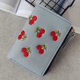 thumbnail image 4 of Lady Wallet Creative Embroidery Cherry Card Pouch Clutch Wallet Card Wallet, 4 of 10
