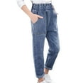 thumbnail image 2 of RTKFRFLM Boys Classic Denim Jeans Fashionable Relaxed Fit Casual Jean Pants Dark Gray 3-4 Years, 2 of 2
