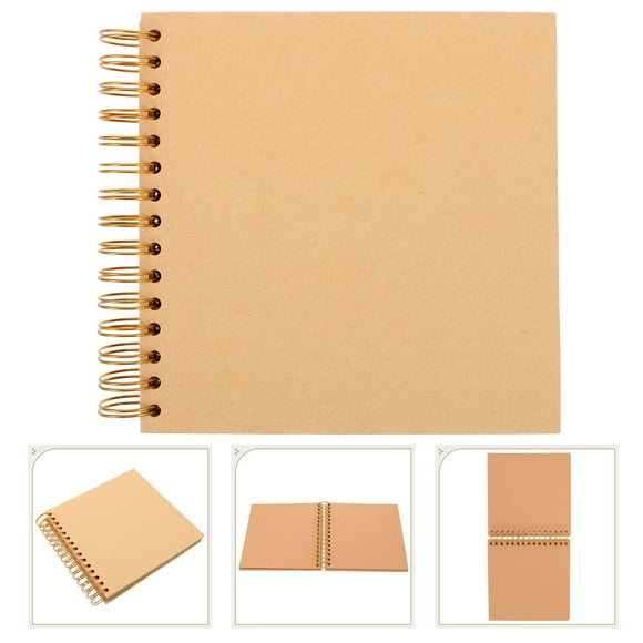 OULII Friendship Scrapbook Album Photo Book Light Brown 1Pack Photo Storage for Weddings