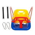 thumbnail image 1 of Swing de cubo de espalda alta Swing Anti-Flip Baby Swing Asiento para parque fuera de juegos azul, 1 of 8