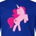 thumbnail image 4 of Inktastic Pink Unicorn Long Sleeve Youth T-Shirt, 4 of 5