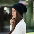 thumbnail image 6 of Dyfzdhu Men Women Autumn Winter Fashion Warm Pullover Hat Wool Knitted Black, 6 of 6