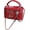 Burgundy, variant on Women's Quilted Zipper Crossbody Handbags Y2K Top Handle Small Bucket Bags Designer Satchel Purses