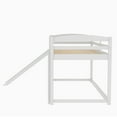 thumbnail image 5 of DreamBuck Twin over Twin Bunk Bed with Convertible Slide and Ladder, Wood Bunk Bed with Safety Guardrails and Wooden Slats Support, Bunk Bed for Teens, No Box Spring Needed, Easy Assembly, 5 of 13