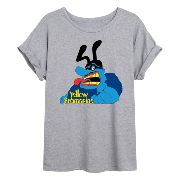The Beatles - Blue Meanie - Women's Oversized Graphic T-Shirt