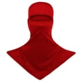 thumbnail image 2 of Trgacdwlo Balaclava Mask Motorcycle Summer Thin Cooling Uv Protection Neck Gaiter for Men Women Balaclava Face Mask Red, 2 of 4