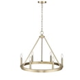thumbnail image 4 of Millennium Lighting 9506 Carruth 6 Light 25" Wide Taper Candle Style Chandelier - Gold, 4 of 7