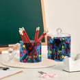 thumbnail image 6 of Hand Drawn Apples Pattern Translucent Plastic Cotton Swabs Canisters Large Medium Set, 6 of 6