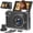 Gunmetal-8K, variant on Saneen 8K Digital Camera 88MP Autofocus Vlogging Cameras Photography 3" Flip Screen ith Wifi 18X Digital Zoom with 32GB SD Card & 2 Batteries