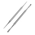 thumbnail image 3 of M Buder Ingrown Toenail File Lifter Double Ended Tool, Stainless Steel Pedicure Nail Cleaner Care Kit for Weak & Thick Nails, Professional At-Home Grooming Set, 6.3 inches / 16 cm, Silver, 3 of 10