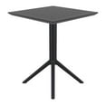 thumbnail image 4 of Sky 24 inch Square Folding Table in Black finish, 4 of 8