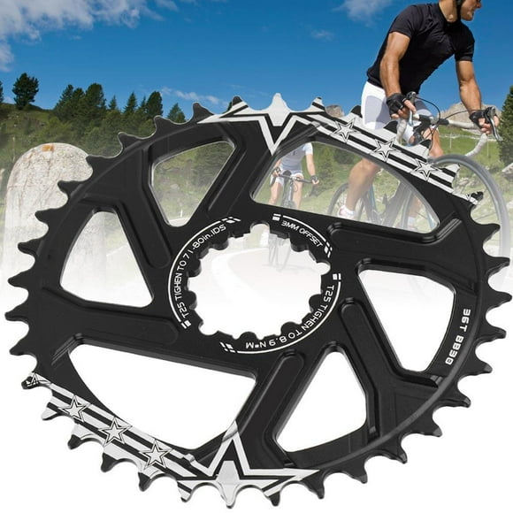 Wchiuoe 32T/34T/36T/38T/40T Positive And Negative Disc, Anti-Rust Bike Disc, For Mountain Bicycle Road Bike