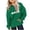 Green, variant on Bnwani Hoodies Girls Long Sleeve Pockets Short Sweatshirt St. Patrick'S Day Printed Tops Pullover