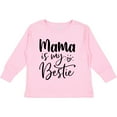 thumbnail image 3 of Inktastic Mama Is My Bestie Boys or Girls Long Sleeve Toddler T-Shirt, 3 of 5
