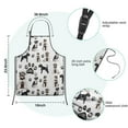 thumbnail image 7 of Schnauzer Dogs Kids Aprons for Girls and Boys,Adjustable Neck Strap Toddler Aprons for Kids Cooking Baking, 7 of 7