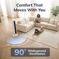 thumbnail image 6 of Lasko 36" 12-Speed Oscillating, Remote, 12-Hour Timer, DC Tower Fan TDC365, 6 of 17
