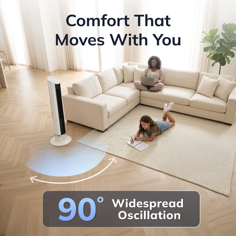 Lasko 36" WhisperForce 12-Speed DC Tower Fan photo 5