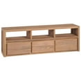 thumbnail image 3 of vidaXL TV Stand Solid Wood Teak with Natural Finish 47.2"x11.8"x15.7", 3 of 10