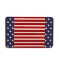 thumbnail image 2 of Harpi 4th of July Decorations Clearance, Patriotic Welcome Doormat Retro American Flags Door Mat with Slip Resistant Rubber Vintage Linen Floor Mat for Independence Day Indoor Outdoor Home, 2 of 8