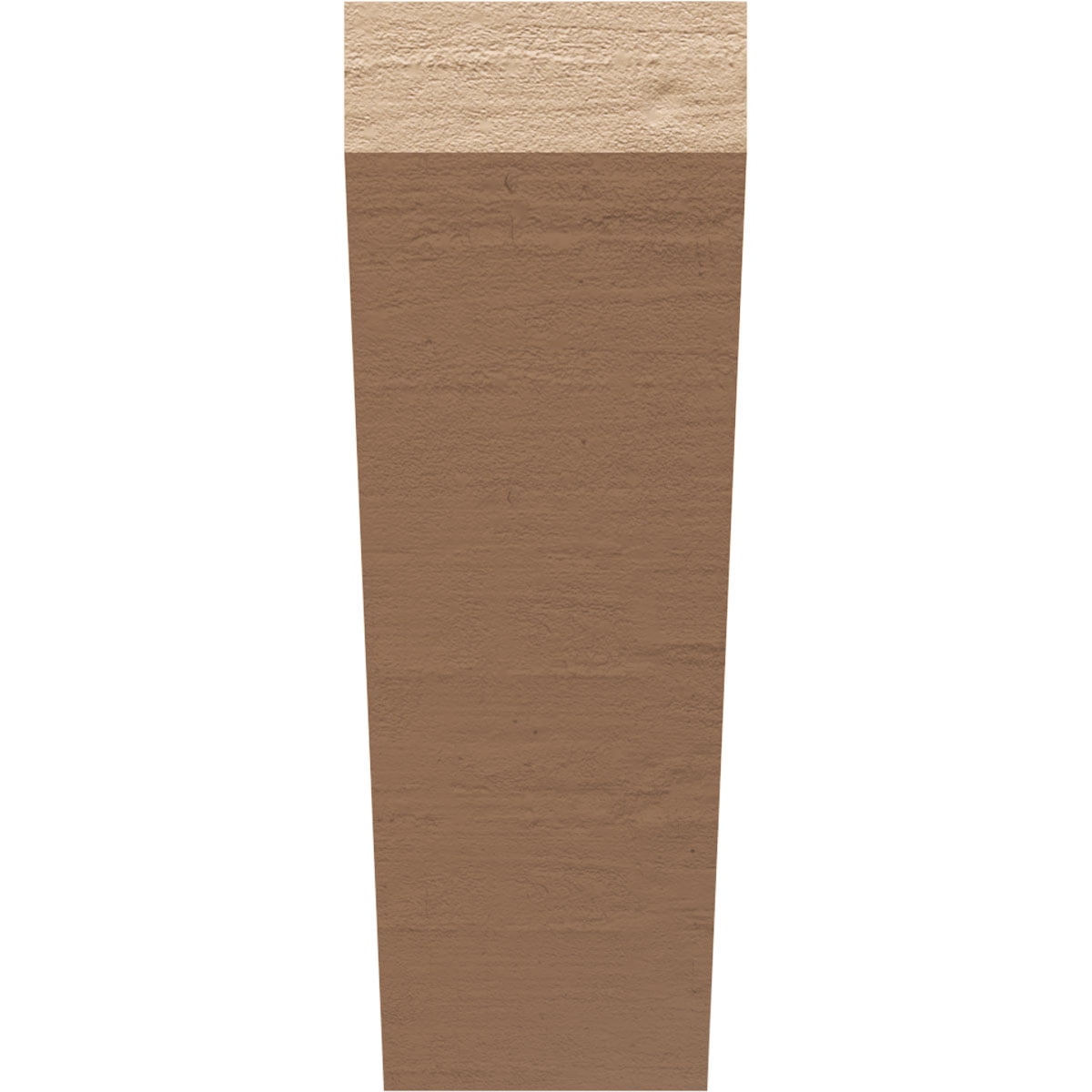 12"W x 24"D x 36"H Classic Concord Rough Cedar Woodgrain TimberThane Corbel, Primed Tan