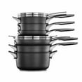 thumbnail image 2 of Calphalon Premier Space Saving Hard Anodized Nonstick 10-Piece Cookware Set, 2 of 10