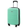 AMKA Honeycomb 22 in. Mint Carry-On Expandable Spinner Suitcase