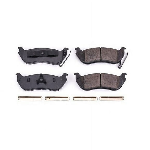 PowerStop 17-1109 Disc Brake Pad Set Ford, Mercury Disc Brake Pad Set - Rear