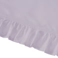 thumbnail image 3 of Simply Shabby Chic Solid Ruffle 4-Piece Soft Washed Microfiber Sheet Set, Lavender, King, 3 of 5