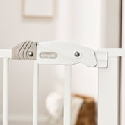 Regalo Easy Step Extra Tall Walk Thru Baby Safety Gate, Fits Openings 29-36.5 Inches, White