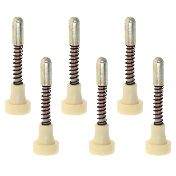 Tineasur 6-Pack Stainless Steel Spring Loaded Latch Pins, Plastic bed Storage Door Fastening Hardware