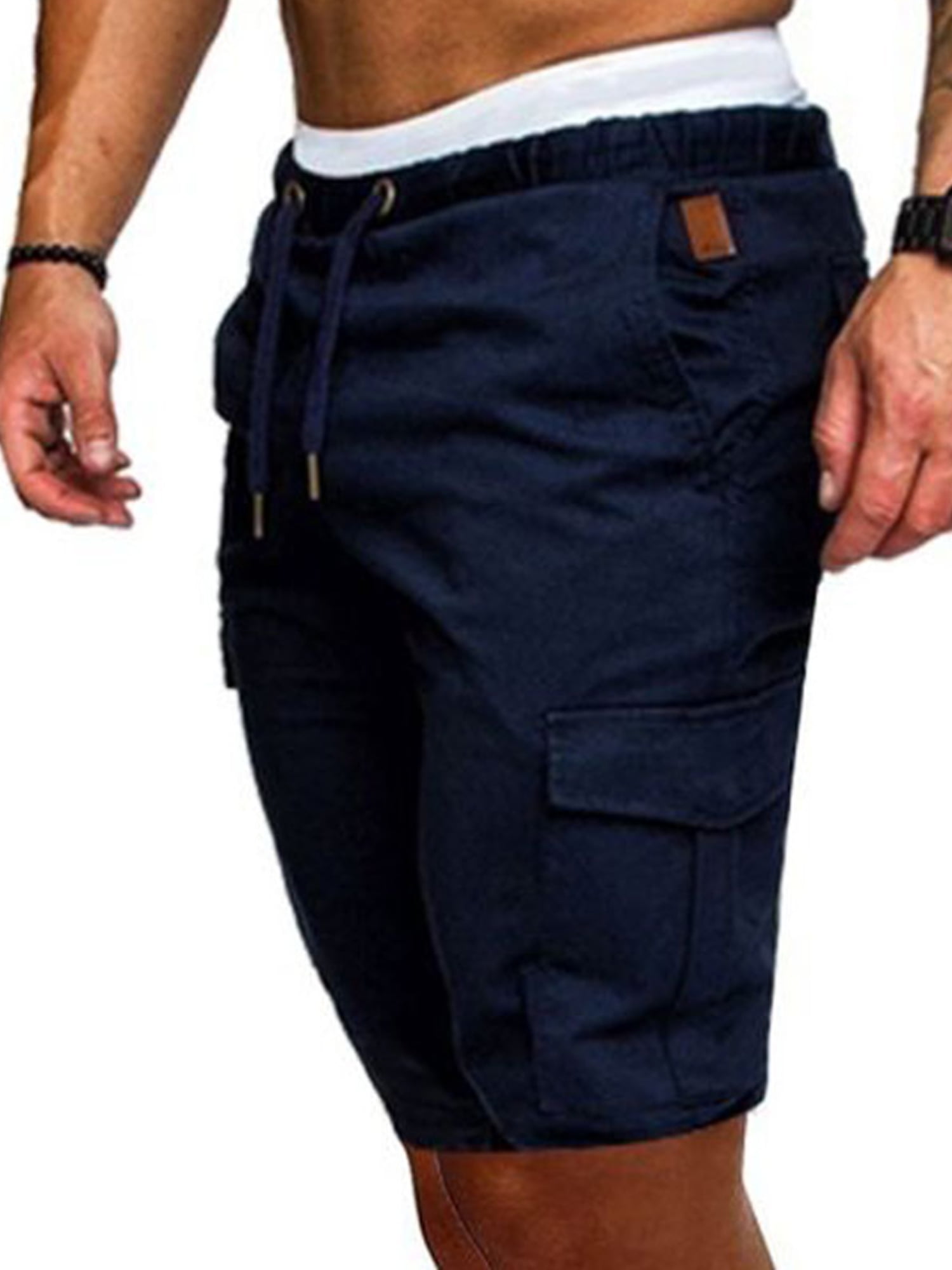 mens navy work shorts