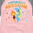 thumbnail image 3 of Elemental - Naturally Awesome - Toddler & Youth Girls Raglan Graphic T-Shirt, 3 of 5