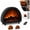 Black, variant on Fireplace Humidifier Diffuser, 200ml Fireplace Essential Oil Diffuser, 12 Colors Firelight Fireplace Diffuser with Remote, Auto-Off & Timer for Home,Office