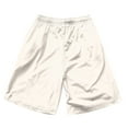 thumbnail image 4 of Zwiiyzr Toddler Baby Girls Boys Summer Outfits 2Pcs Casual Short Sleeved Jogger Shorts with Drawstring Home Print Sports Baby Clothes Summer Two-Piece Set Khaki, 4 of 6