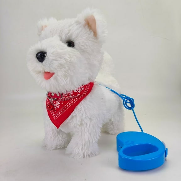 Extra large Lifelike Robot Dog ToyInteractive Robot with Touch Sensing, Voice Mimicry, Licking Motion, Soft Fur, USB charging | Perfect for Kids（Style A  1 PCS）