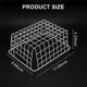 thumbnail image 1 of Wire Storage Baskets, Farmhouse Metal Wire Basket Freezer Storage Organizer Bins With Handles(whit, 1 of 5