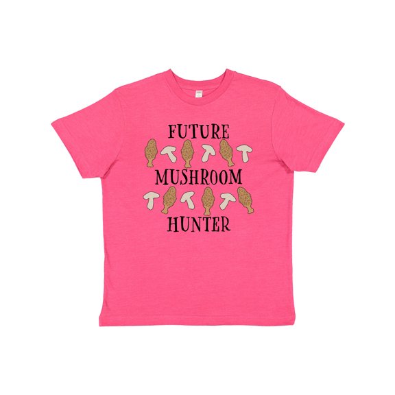 Inktastic Future Mushroom Hunter- Mushrooms and Morels Youth T-Shirt