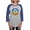 Heather/Blue, variant on CafePress - Peace In Ukraine Women's Baseball T Shirt - Womens Baseball Tee