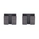 thumbnail image 4 of Kearding Caja de control remoto Soporte de carga de teléfono de plástico montado en la pared Organizador móvil sin perforaciones, gris gris 2piezas Kearding CBP058781, 4 of 6