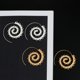 thumbnail image 3 of Vintage Heart-Shaped Spiral Earrings - Exaggerated Large Swirl Gear Earrings for Women & Girls, 3 of 4