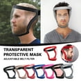 thumbnail image 3 of Super Protective Face Shield, HD Clear Mask, Full Face Safety Shield, Unisex All-Inclusive Face Protection for Weeding,Sanding,Dust Protection Work Etc, 3 of 3