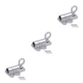 thumbnail image 2 of sweethay Hot Xd -Aluminium Legering Beveiliging Automatische Venster Gate Lock Voorjaar Bounce Deur Klink Black Silver Type7 NO7, 2 of 6