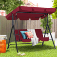 thumbnail image 5 of AECOJOY Stainless Steel Porch Swing - Red, 5 of 7