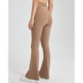 thumbnail image 4 of SWSMCLT Women's Yoga Pants Bootcut Bell Thin Trousers Long Pants High Waisted Stretch Flared Soft Fashion Coffee 0-2, 4 of 4