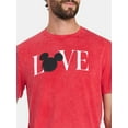 thumbnail image 4 of Disney, Men's & Big Men's Valentine's Day Graphic Tee, Mickey Love, Sizes XS-3XL, 4 of 5