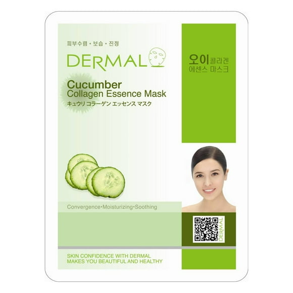 Dermal Cucumber Collagen Essence Face Mask 23g, 1 count