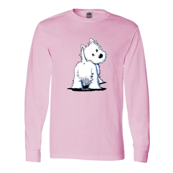 Inktastic Fluffybutt Westie Long Sleeve T-Shirt
