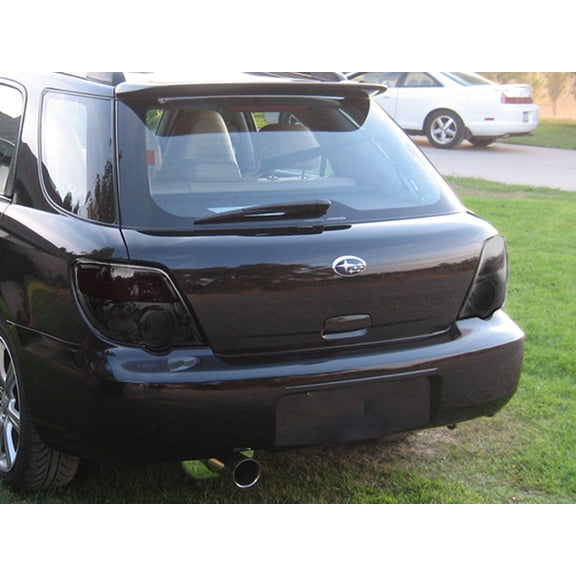 Rvinyl Tail Light Tint Covers Compatible with Subaru Impreza 2006-2007 (Hatchback) - Blackout Smoke
