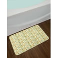thumbnail image 2 of Forest Bath Mat, Abstract Autumn Woodland with Colorful Design Trees Hearts and Flowers, Plush Bathroom Decor Mat with Non Slip Backing, 29.5" X 17.5", Multicolor, by Ambesonne, 2 of 2