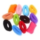 thumbnail image 4 of 12 unidades de gomas elásticas sin costuras para el cabello, con laterales anchos y sujetacoles, accesorios para el cabello para mujeres y niñas (coloridas)., 4 of 8